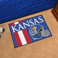 Kansas Jayhawks Uniform Inspired Starter Rug