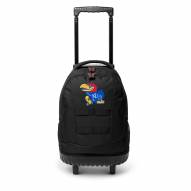 NCAA Kansas Jayhawks Wheeled Backpack Tool Bag