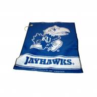 Kansas Jayhawks Woven Golf Towel