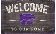 Kansas State Wildcats 11" x 19" Welcome to Our Home Sign