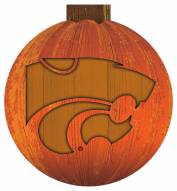 Kansas State Wildcats 12" Halloween Pumpkin Sign