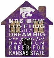 Kansas State Wildcats 12" House Sign