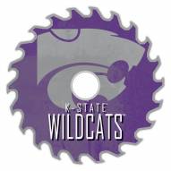 Kansas State Wildcats 12" Rustic Circular Saw Sign