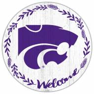 Kansas State Wildcats 12" Welcome Circle Sign
