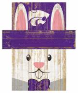 Kansas State Wildcats 19" x 16" Easter Bunny Head