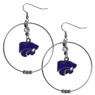 Kansas State Wildcats 2" Hoop Earrings