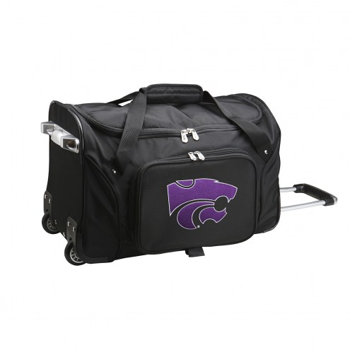 Kansas State Wildcats 22&quot; Rolling Duffle Bag