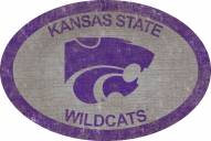 Kansas State Wildcats 46" Team Color Oval Sign