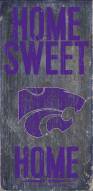 Kansas State Wildcats 6" x 12" Home Sweet Home Sign