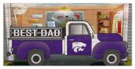 Kansas State Wildcats Best Dad Truck 6" x 12" Sign