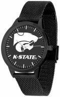 Kansas State Wildcats Black Dial Mesh Statement Watch