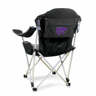 Kansas State Wildcats Black Reclining Camp Chair