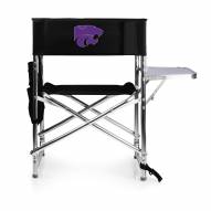 Kansas State Wildcats Black Sports Folding Chair