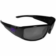 Kansas State Wildcats Black Wrap Sunglasses