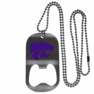 Kansas State Wildcats Bottle Opener Tag Necklace