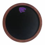 Kansas State Wildcats Chalkboard ""Faux"" Barrel Top Sign