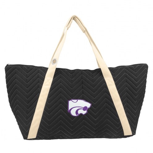 Kansas State Wildcats Chevron Stitch Weekender Bag