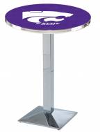 Kansas State Wildcats Chrome Bar Table with Square Base