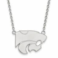 Kansas State Wildcats Sterling Silver Large Pendant Necklace