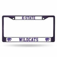 Kansas State Wildcats Color Metal License Plate Frame