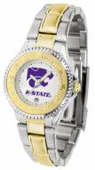 Kansas State Wildcats Competitor Two-Tone Women's Watch