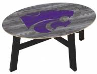 Kansas State Wildcats Distressed Wood Coffee Table