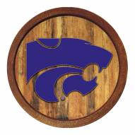 Kansas State Wildcats "Faux" Barrel Top Sign