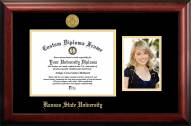 Kansas State Wildcats Gold Embossed Diploma Frame with Portrait