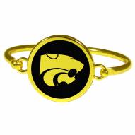 Kansas State Wildcats Gold Tone Bangle Bracelet