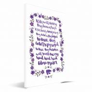 Kansas State Wildcats Hand-Painted Song Canvas Print