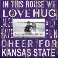 Kansas State Wildcats In This House 10" x 10" Picture Frame
