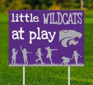 Kansas State Wildcats Little Fans at Play 2-Sided Yard Sign