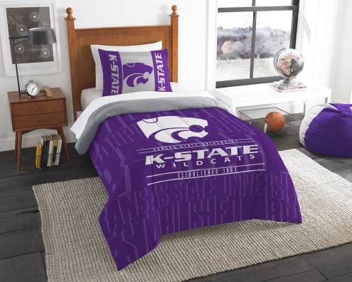 Kansas State Wildcats Modern Take Twin Comforter Set