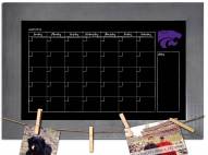 Kansas State Wildcats Monthly Chalkboard with Frame
