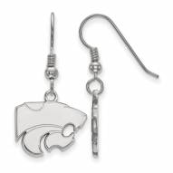 Kansas State Wildcats Sterling Silver Small Dangle Earrings