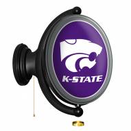 Kansas State Wildcats Oval Rotating Lighted Wall Sign