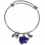 Kansas State Wildcats Charm Bangle Bracelet