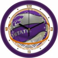 Kansas State Wildcats Slam Dunk Wall Clock