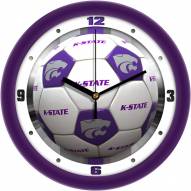 Kansas State Wildcats Soccer Wall Clock