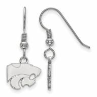 Kansas State Wildcats Sterling Silver Extra Small Dangle Earrings