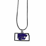 Kansas State Wildcats State Charm Necklace
