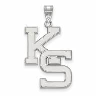 Kansas State Wildcats Sterling Silver Extra Large Pendant