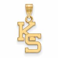 Kansas State Wildcats Sterling Silver Gold Plated Small Pendant