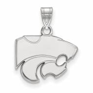 Kansas State Wildcats Sterling Silver Small Pendant