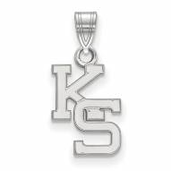 Kansas State Wildcats Sterling Silver Small Pendant