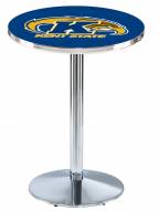 Kent State Golden Flashes Chrome Pub Table with Round Base