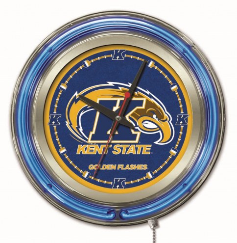 Kent State Golden Flashes Neon Clock