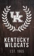 Kentucky Wildcats 11" x 19" Laurel Wreath Sign