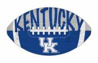 Kentucky Wildcats 12" Football Cutout Sign
