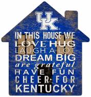 Kentucky Wildcats 12" House Sign